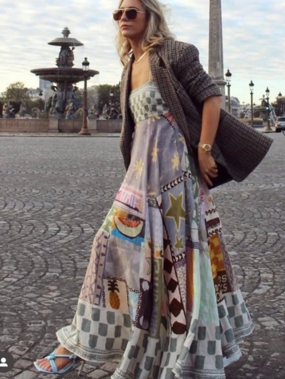 Alemais Emma Gale Dress Patchwork print sundress - US size 6, AU size 10 - Picture 4 of 12